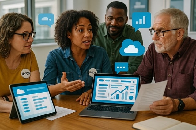 intégrateur Salesforce pour syndicats accompagnant la FEETSFO