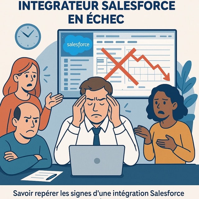 illustration d’un projet client qui décide de changer d’intégrateur Salesforce
