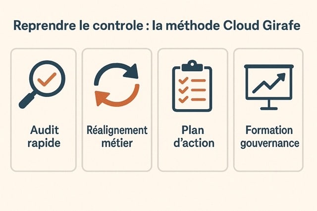 Méthodologie Cloud Girafe pour relancer un projet Salesforce en échec