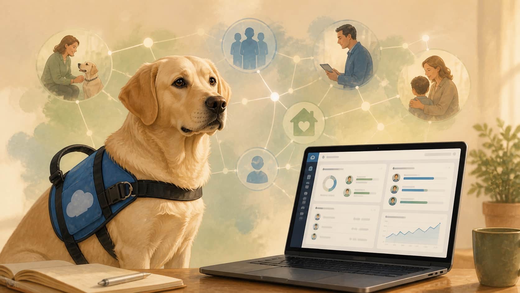 You are currently viewing OS’MOSE : comment un CRM association a transformé le suivi des chiens d’assistance