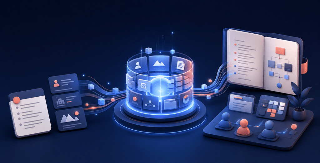 Mémoire d’entreprise structurée reliant le contexte commercial au delivery avec Modjo Knowledge