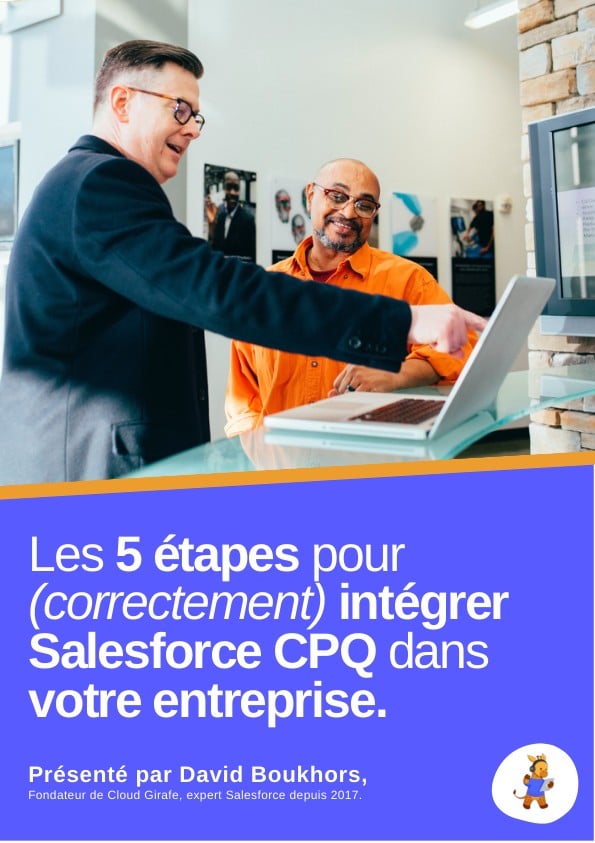 Couverture : Salesforce CPQ : cinq étapes pour préparer son projet