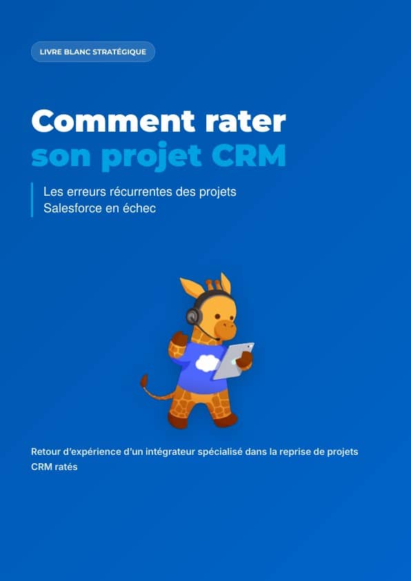 Couverture : Comment rater son projet CRM