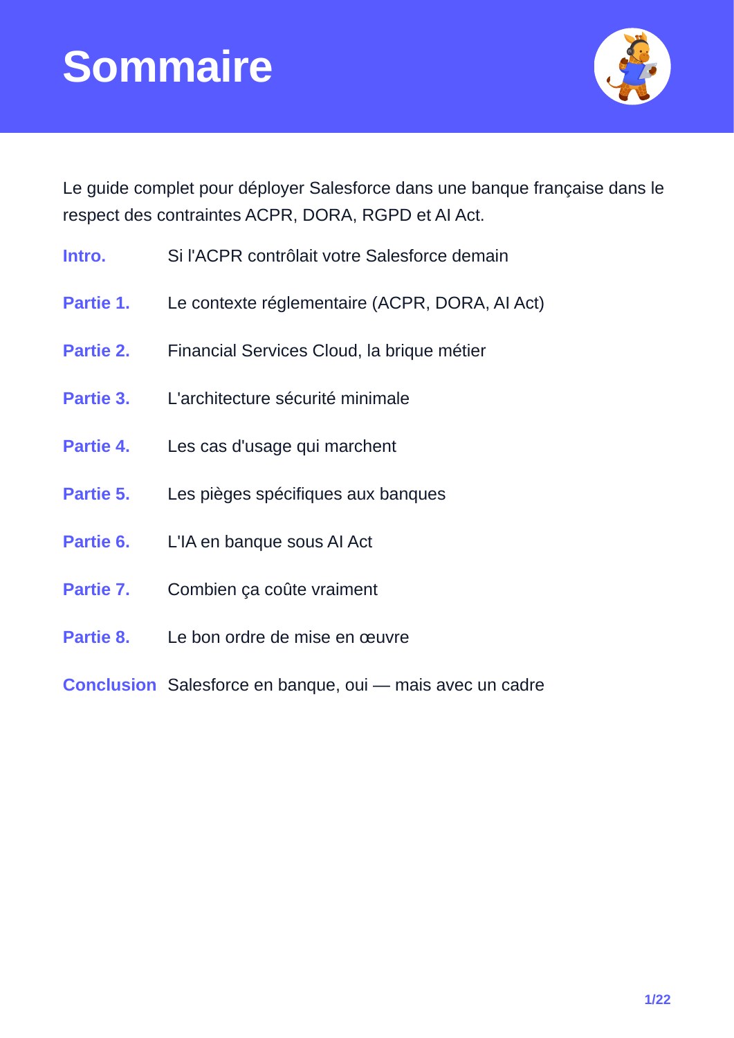 Salesforce pour les banques : relation client et gouvernance : aperçu page 2
