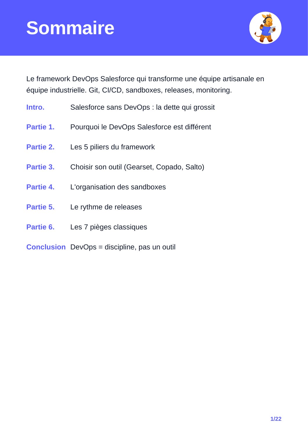 DevOps Salesforce : organiser les déploiements : aperçu page 2
