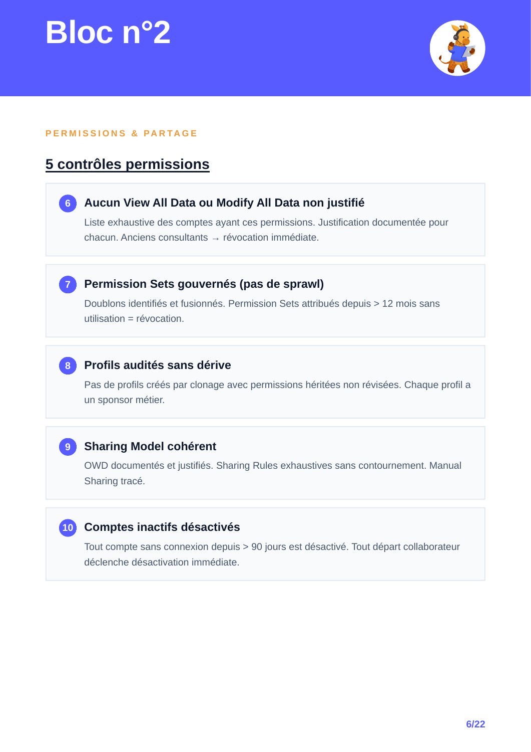 Salesforce Health Check : trente points de revue : aperçu page 7