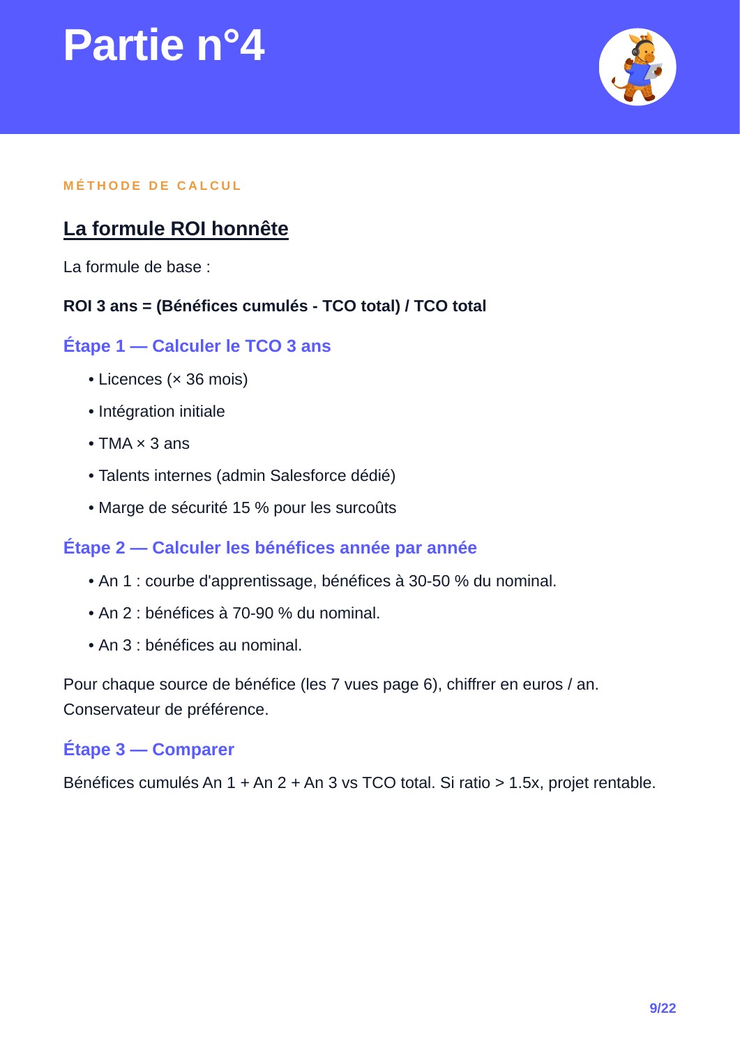 ROI Salesforce : coûts et bénéfices à mesurer : aperçu page 10