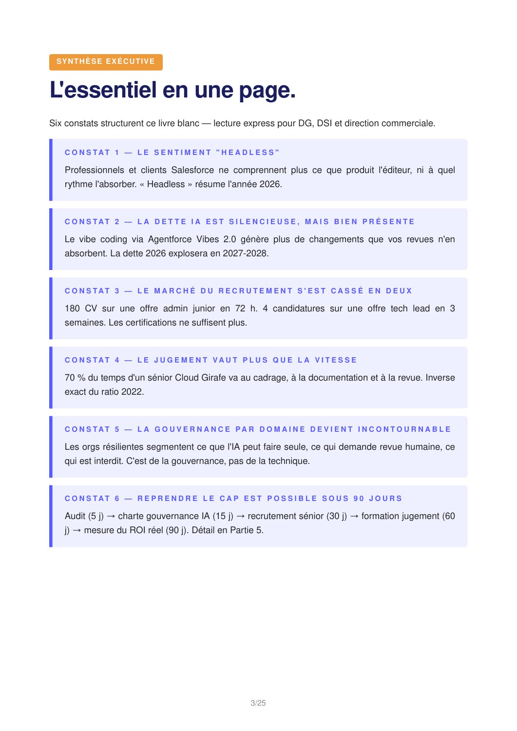 Salesforce en 2026 : IA, gouvernance et compétences : aperçu page 3