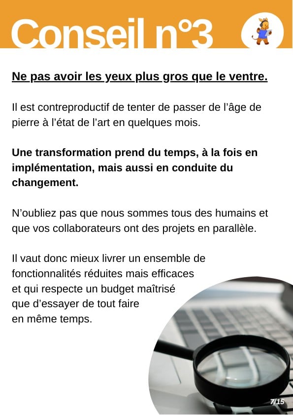 Projet Salesforce : sept conseils pour avancer avec méthode : aperçu page 8