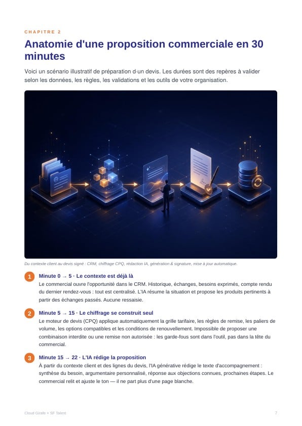 La proposition commerciale avec l’IA et Salesforce : aperçu page 7